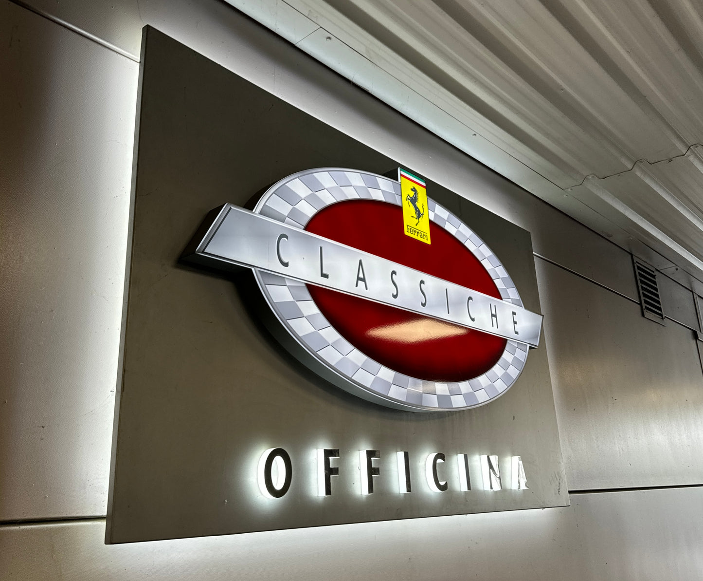 Ferrari Classiche Illuminated Sign #D4