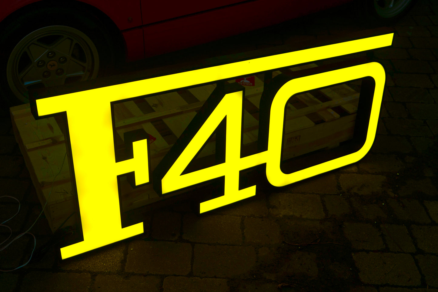Ferrari F40 Illuminated Sign #D6