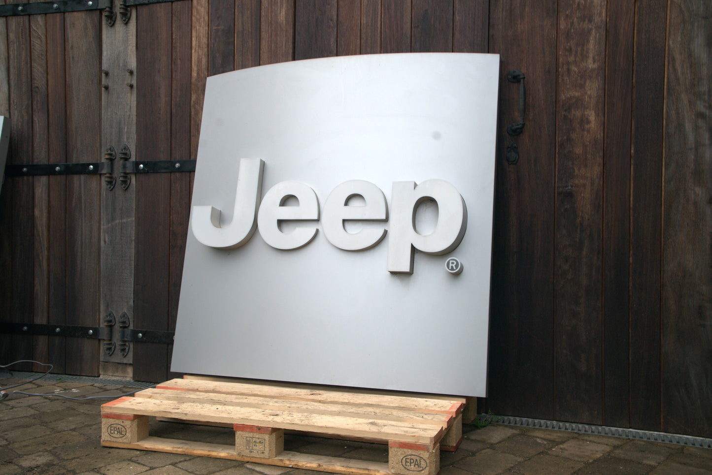 Jeep Dealership Illuminated Logo Sign #D48