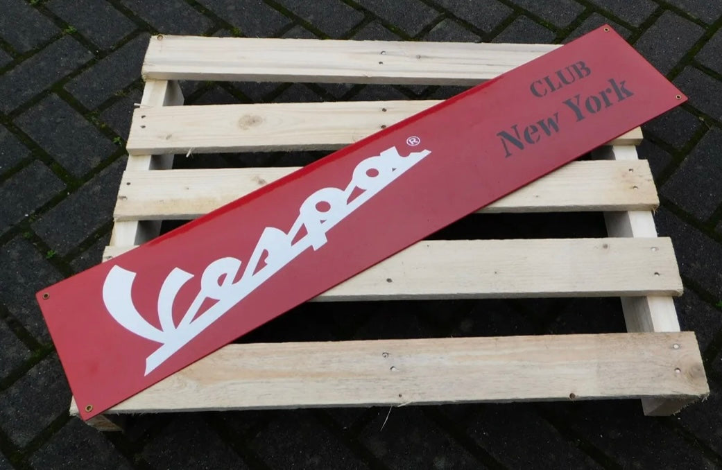 Vespa Enamel Sign #A71