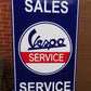 Vespa Service Enamel Sign #A73