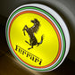 Ferrari Round Illuminated Logo Sign #B27
