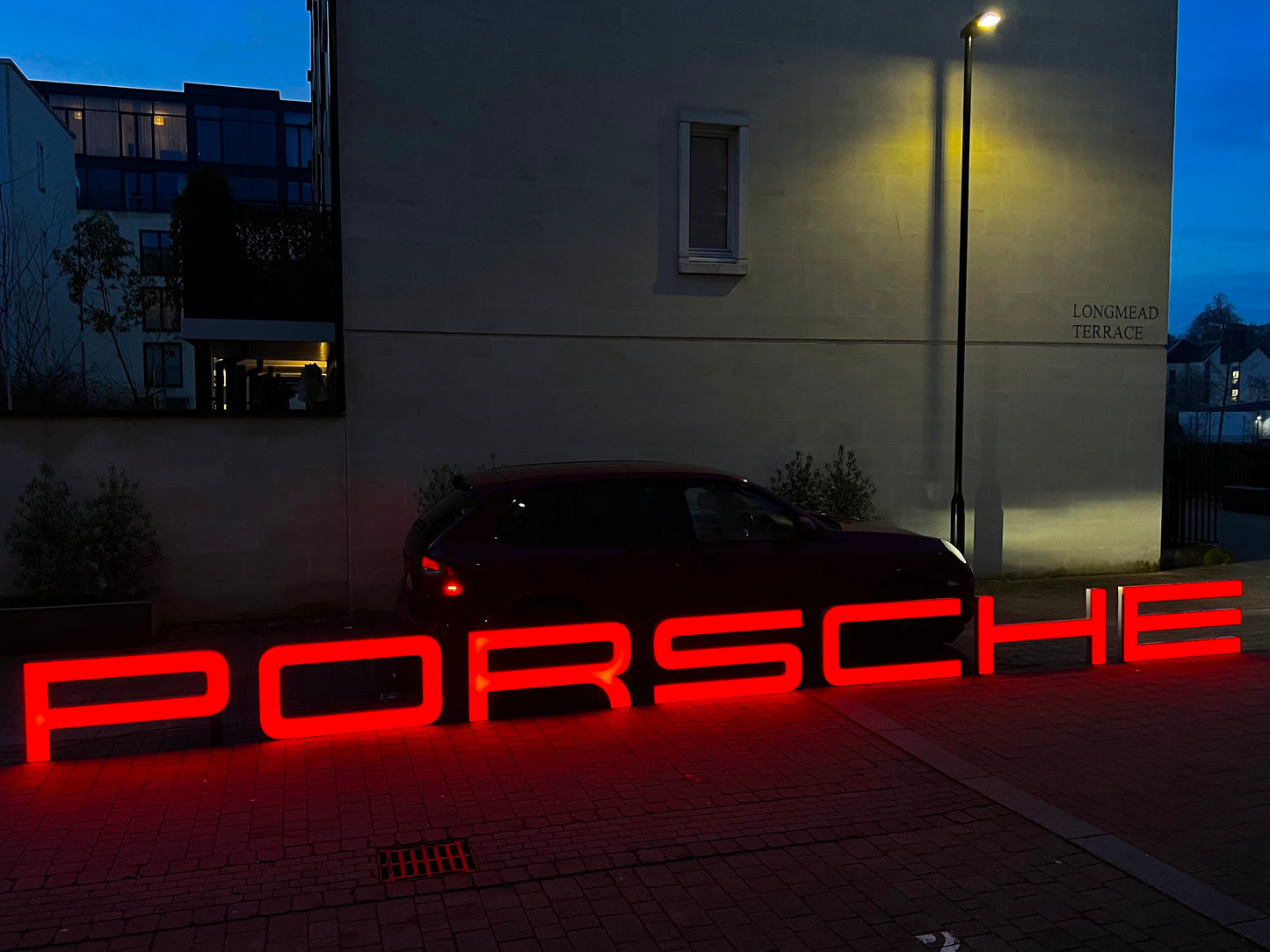 Porsche Dealership Illuminated Sign #D33