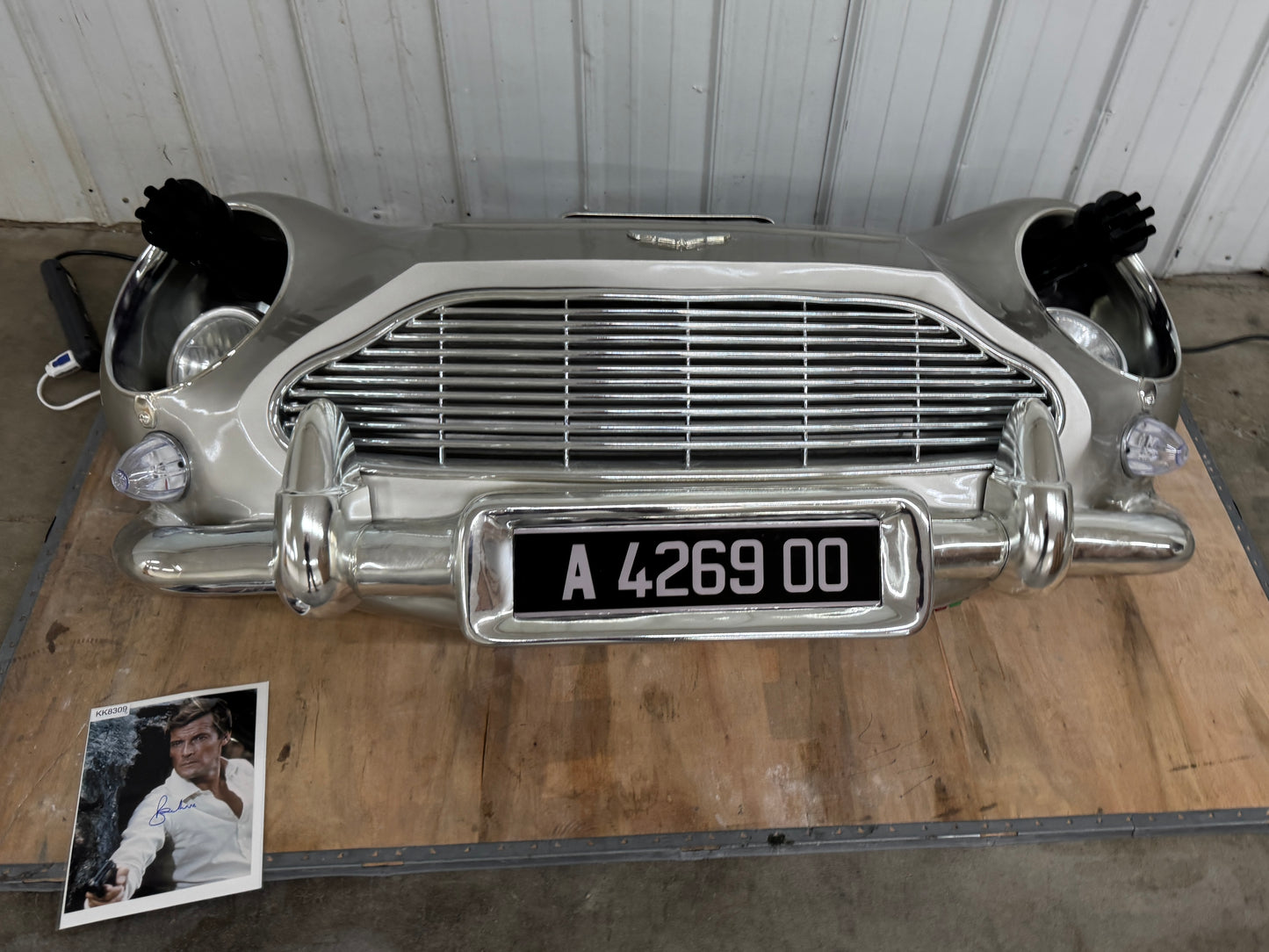 Aston Martin DB5 Full Scale Front Bumper Display Model #P1