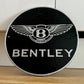 Bentley Round Metal Plaque Sign #A12