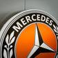 Mercedes Benz Round Illuminated Logo Sign #B53