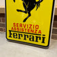 Ferrari Servizio Assistenza Illuminated Logo Sign #B29