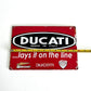 Ducati Metal Sign #A25
