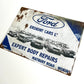 Ford Erskine Vintage Metal Sign #A76