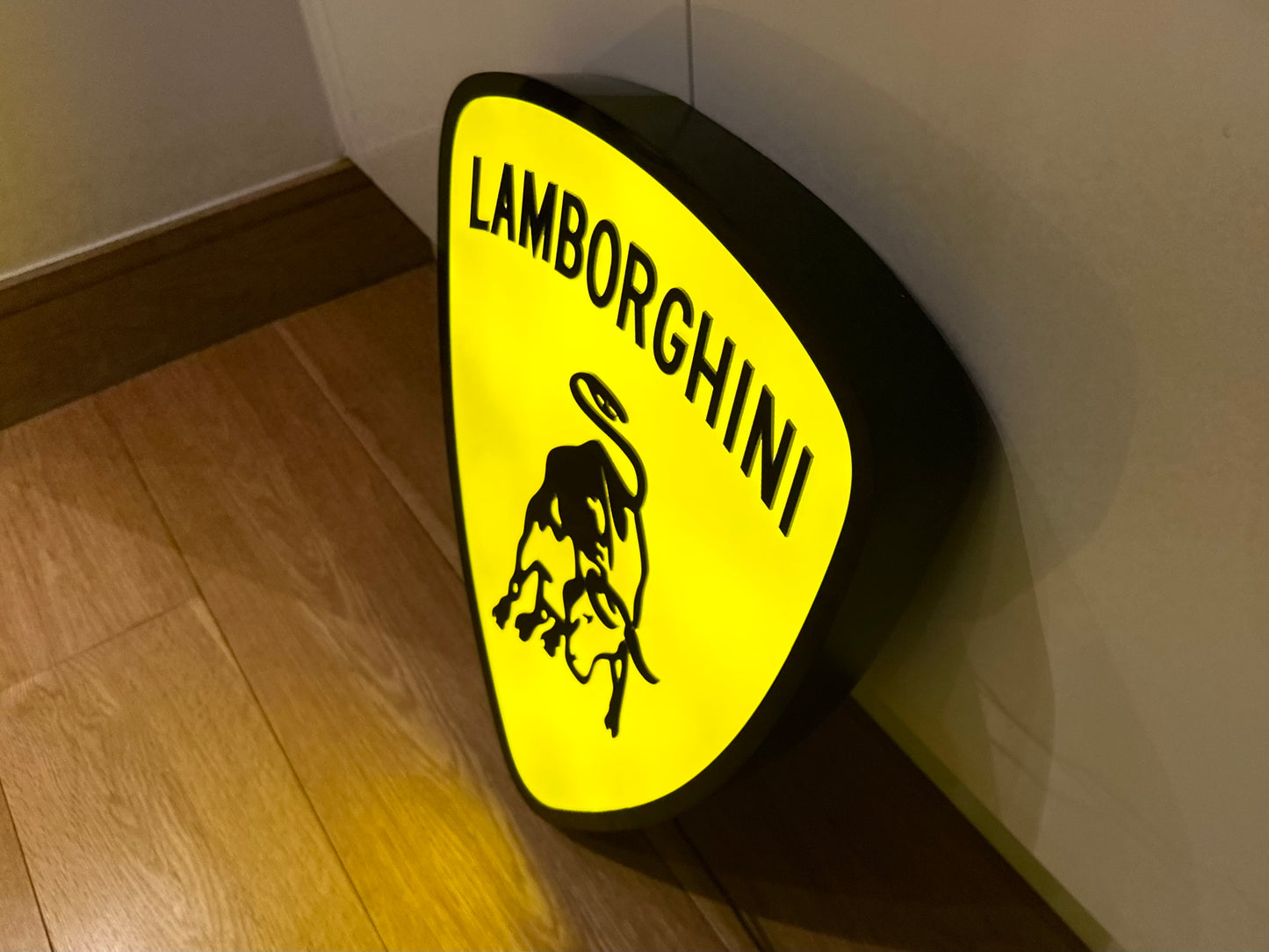 Lamborghini Illuminated Shield Sign #B43