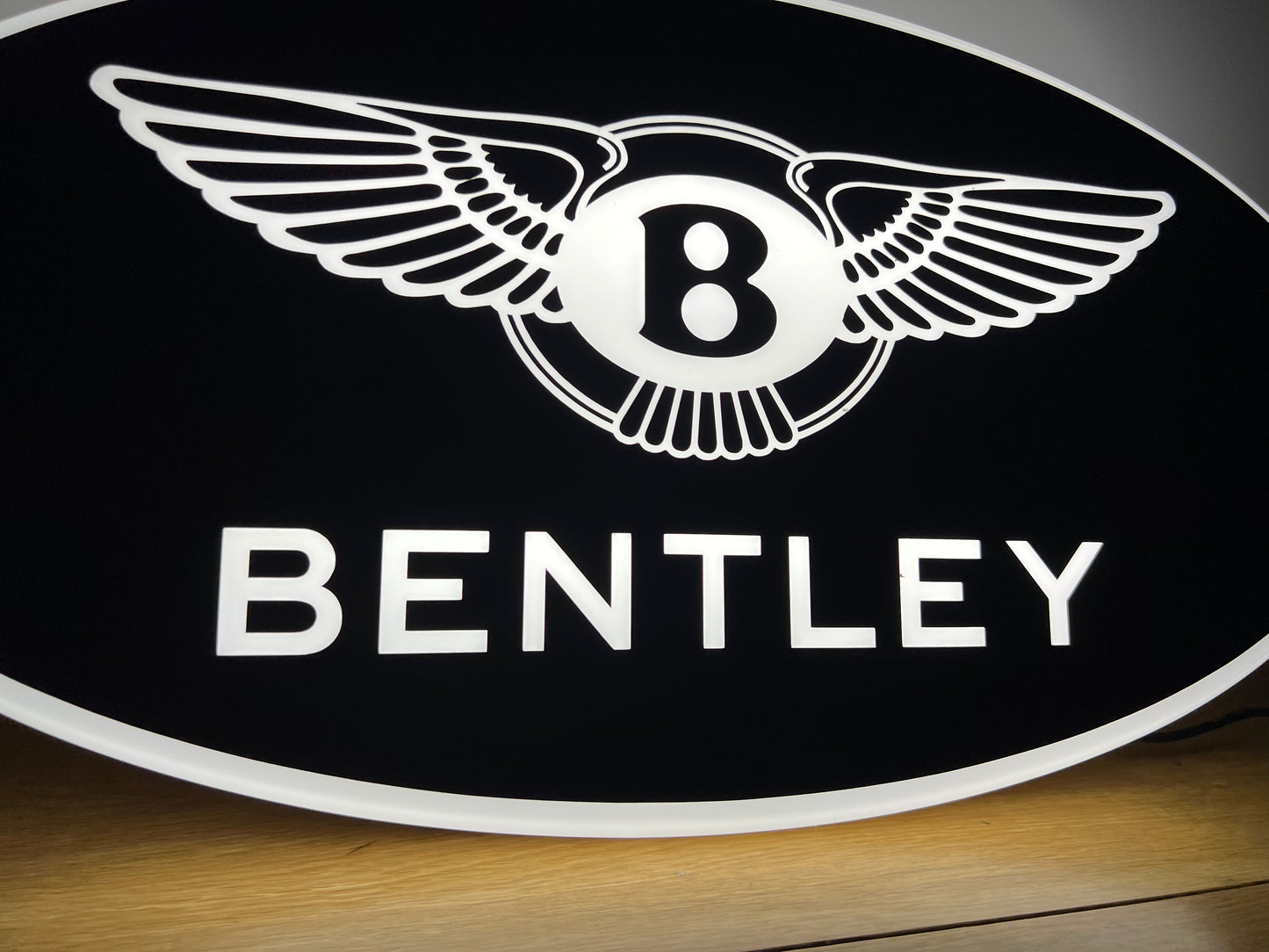 Bentley Black Illuminated Logo Sign #B9