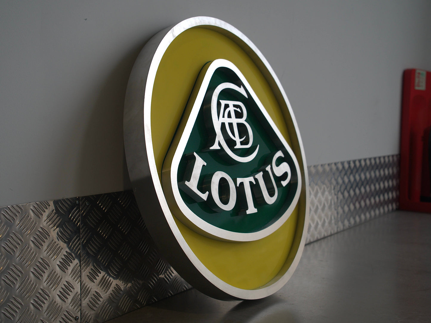Lotus Dealership Crest Logo Sign #D52