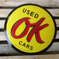 Chevrolet OK Cars Enamel Sign #A23