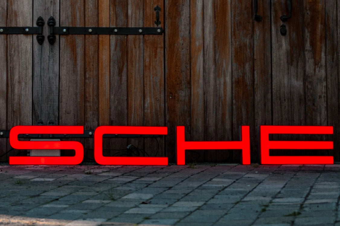 Porsche Dealership Illuminated Sign #D18