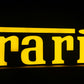Ferrari Spellout Illuminated Logo Sign #D7