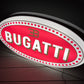 Bugatti Illuminated Logo Sign #B17