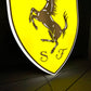 Ferrari Shield Illuminated Logo Sign #B30