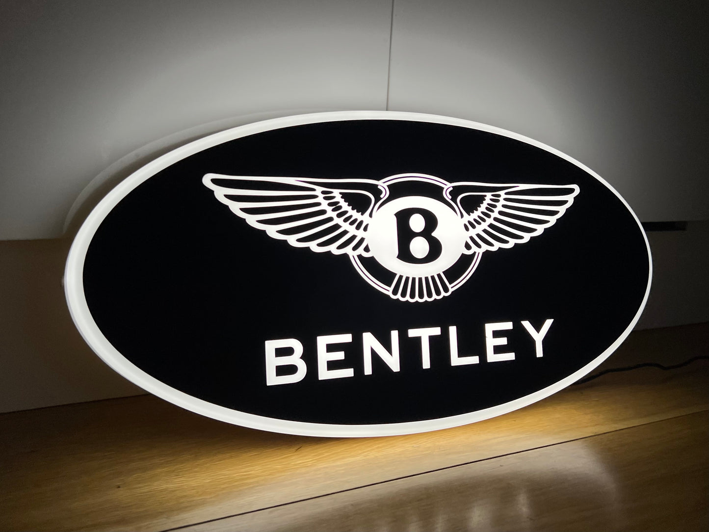 Bentley Black Illuminated Logo Sign #B9