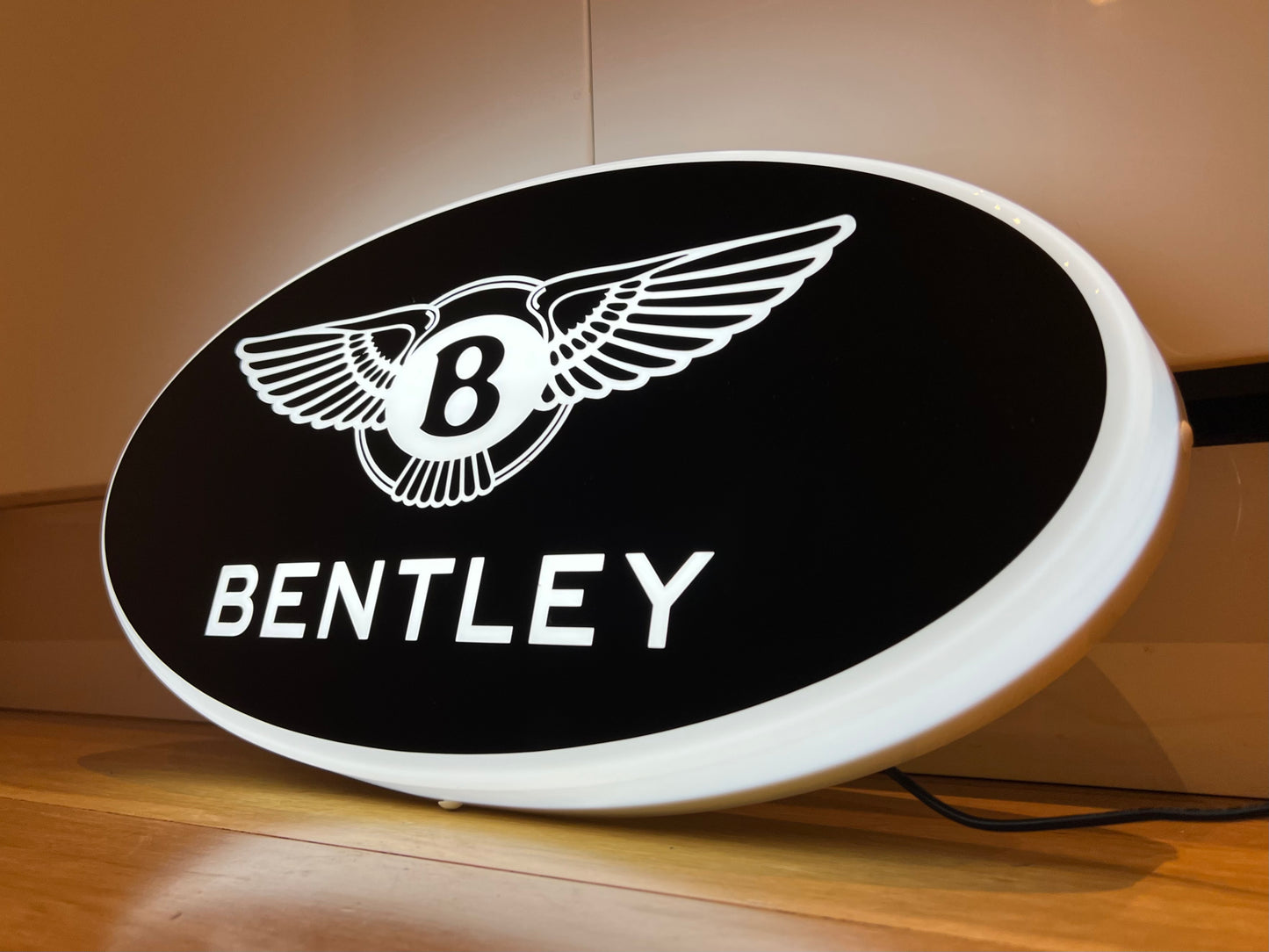 Bentley Black Illuminated Logo Sign #B9