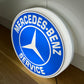 Mercedes Benz Service Round Illuminated Logo Sign #B54