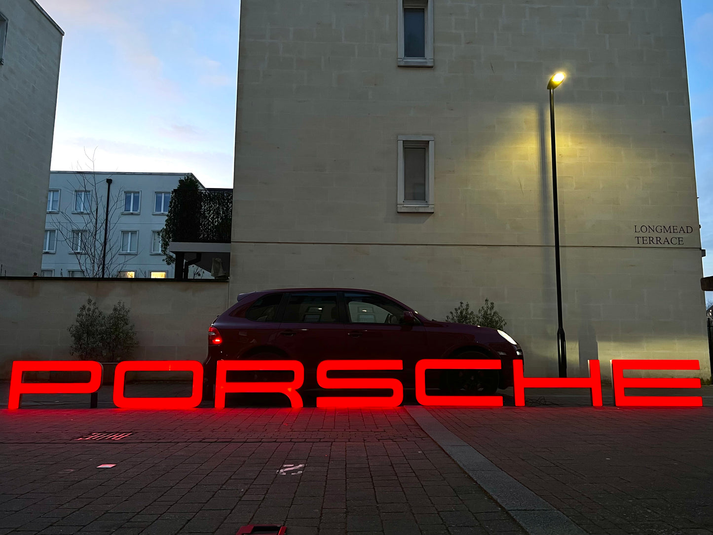 Porsche Dealership Illuminated Sign #D33