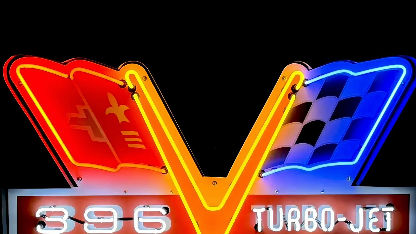 Chevrolet Corvette 396 Turbo-Jet Neon Sign #N116