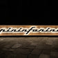 Pininfarina Illuminated Metal Sign Black #D15