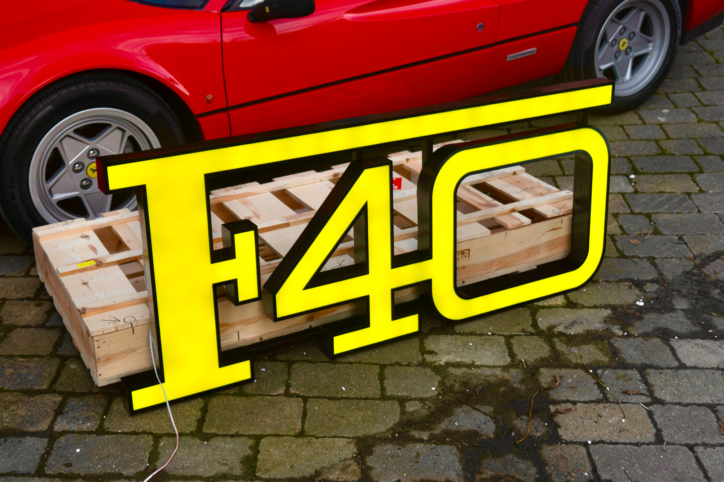 Ferrari F40 Illuminated Sign #D6