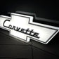 Chevrolet Corvette Illuminated Logo Sign #B19