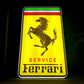 Ferrari Service Illuminated Logo Sign #B28