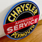 Chrysler Plymouth Neon Sign Approved Service #N142