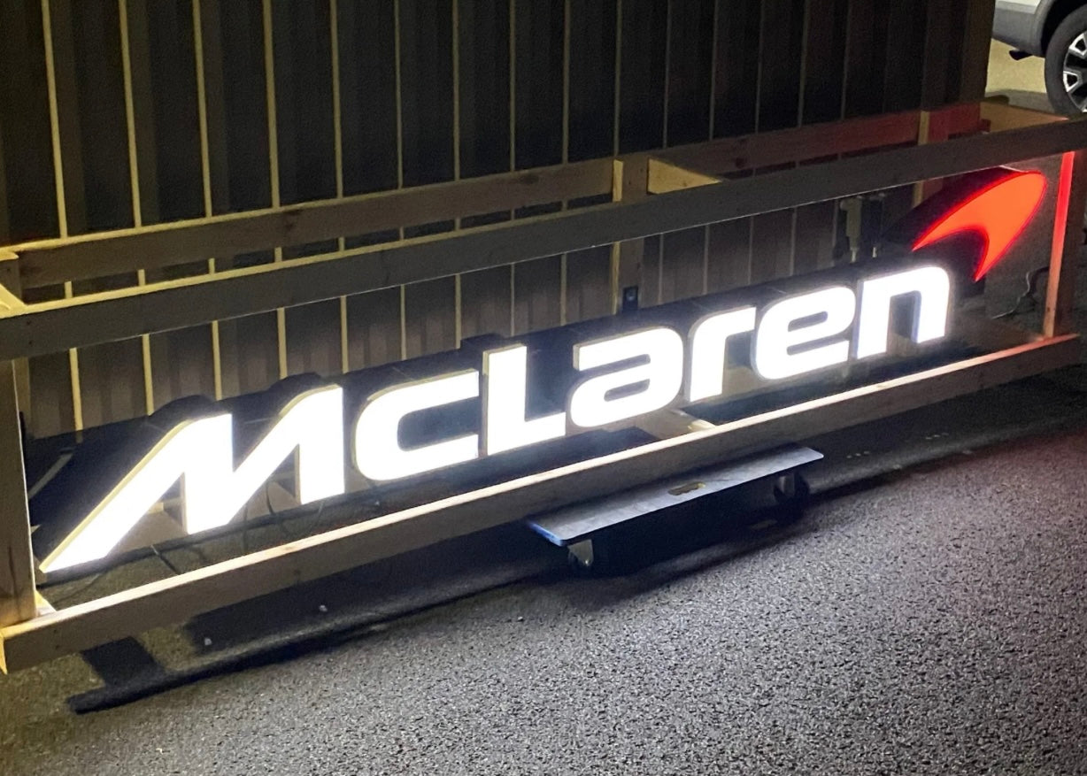 McLaren Dealership Illuminated Sign #D30