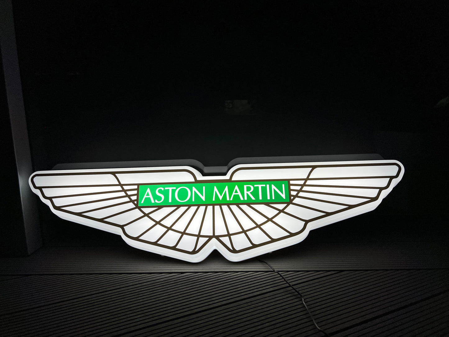 Aston Martin Illuminated Wings Sign #B6