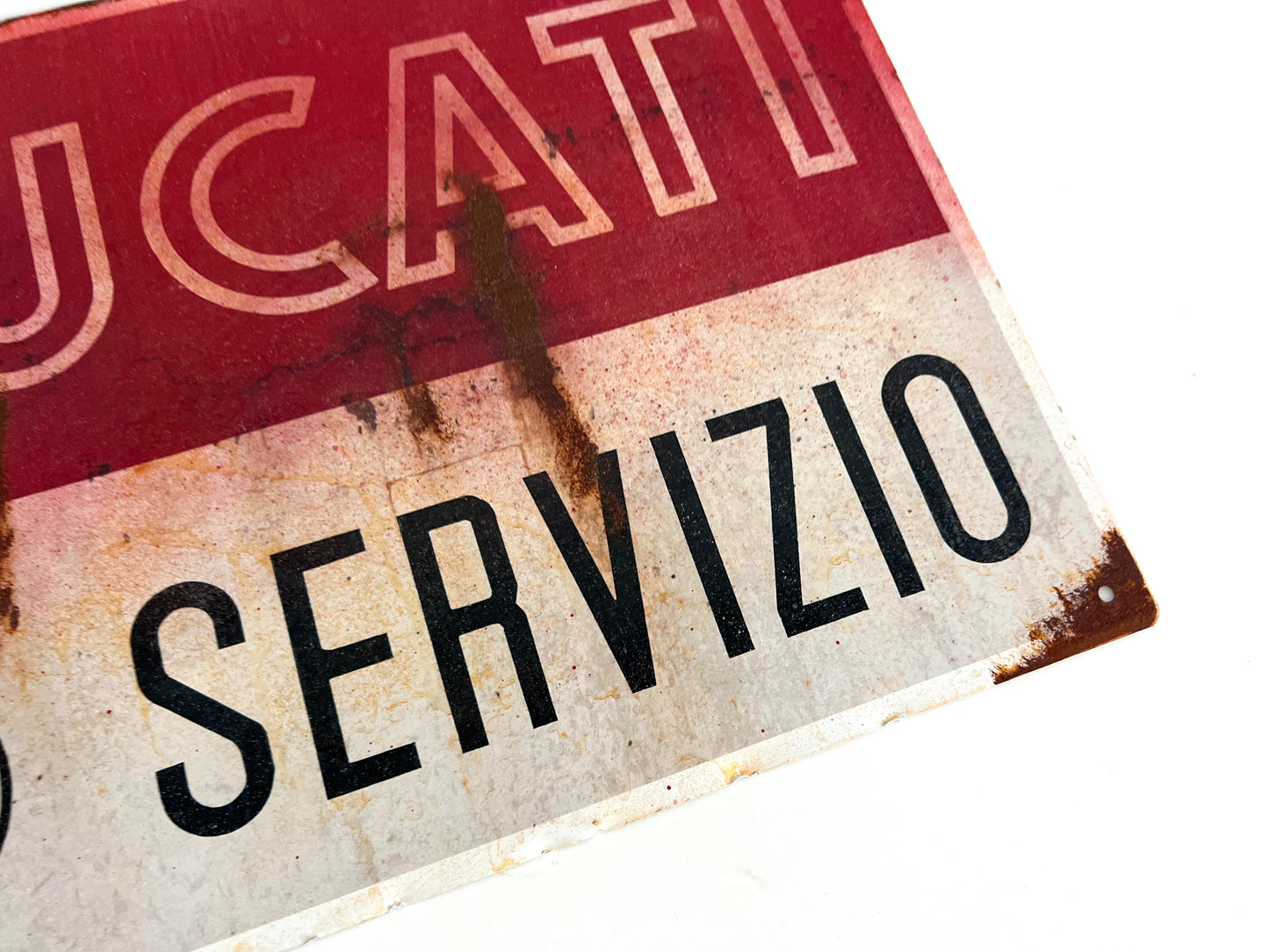 Ducati Vintage Metal Sign #A26