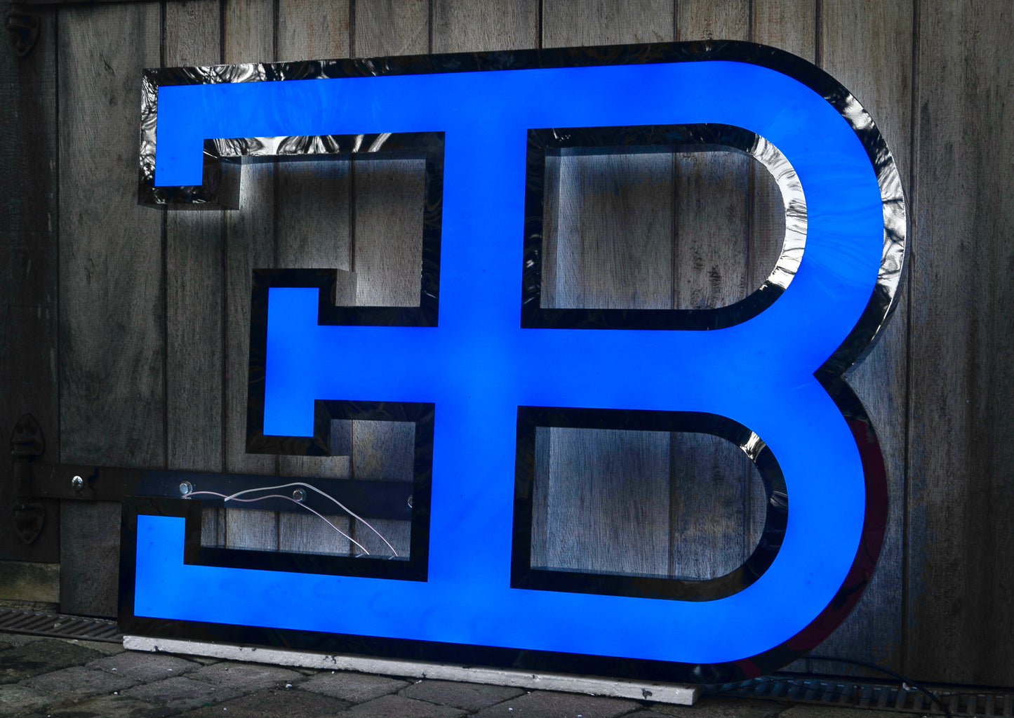 Bugatti EB Illuminated Logo Sign #D2