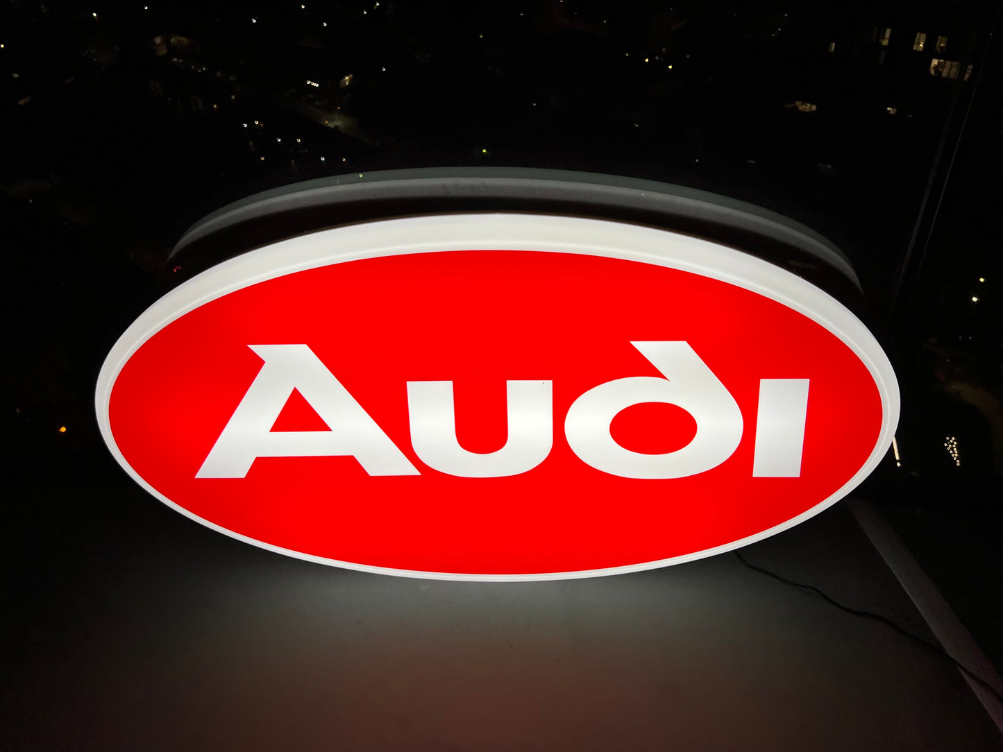 AUDI Illuminated Logo Sign #B7