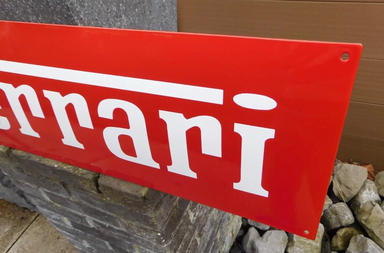 Ferrari Enamel Sign #A32
