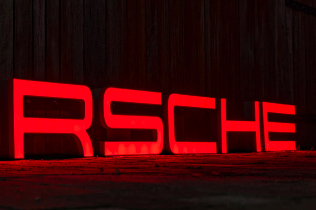 Porsche Dealership Illuminated Sign #D18