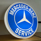 Mercedes Benz Service Round Illuminated Logo Sign #B54