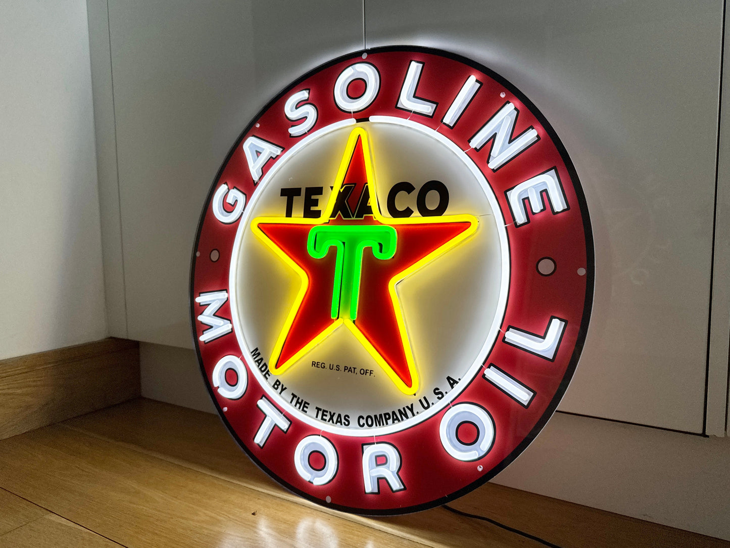 Texaco Gasoline Motor Oil Neon Sign #N143