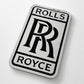 Rolls Royce Silver Acrylic Logo Sign #A112