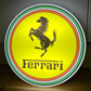 Ferrari Round Illuminated Logo Sign #B27
