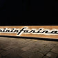 Pininfarina Illuminated Metal Sign Black #D15