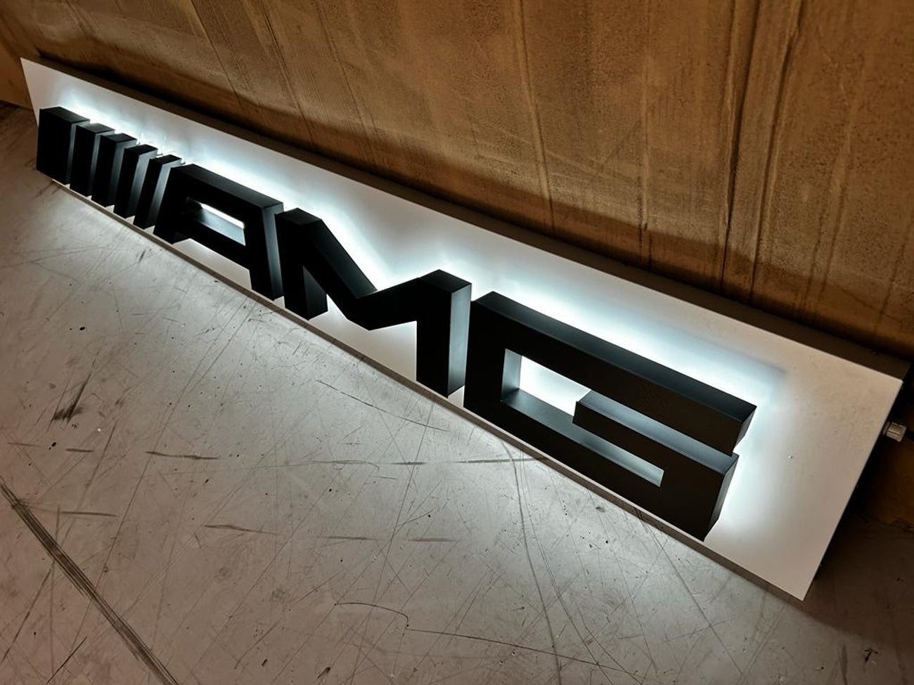Mercedes Benz AMG Dealership Illuminated Sign #D40