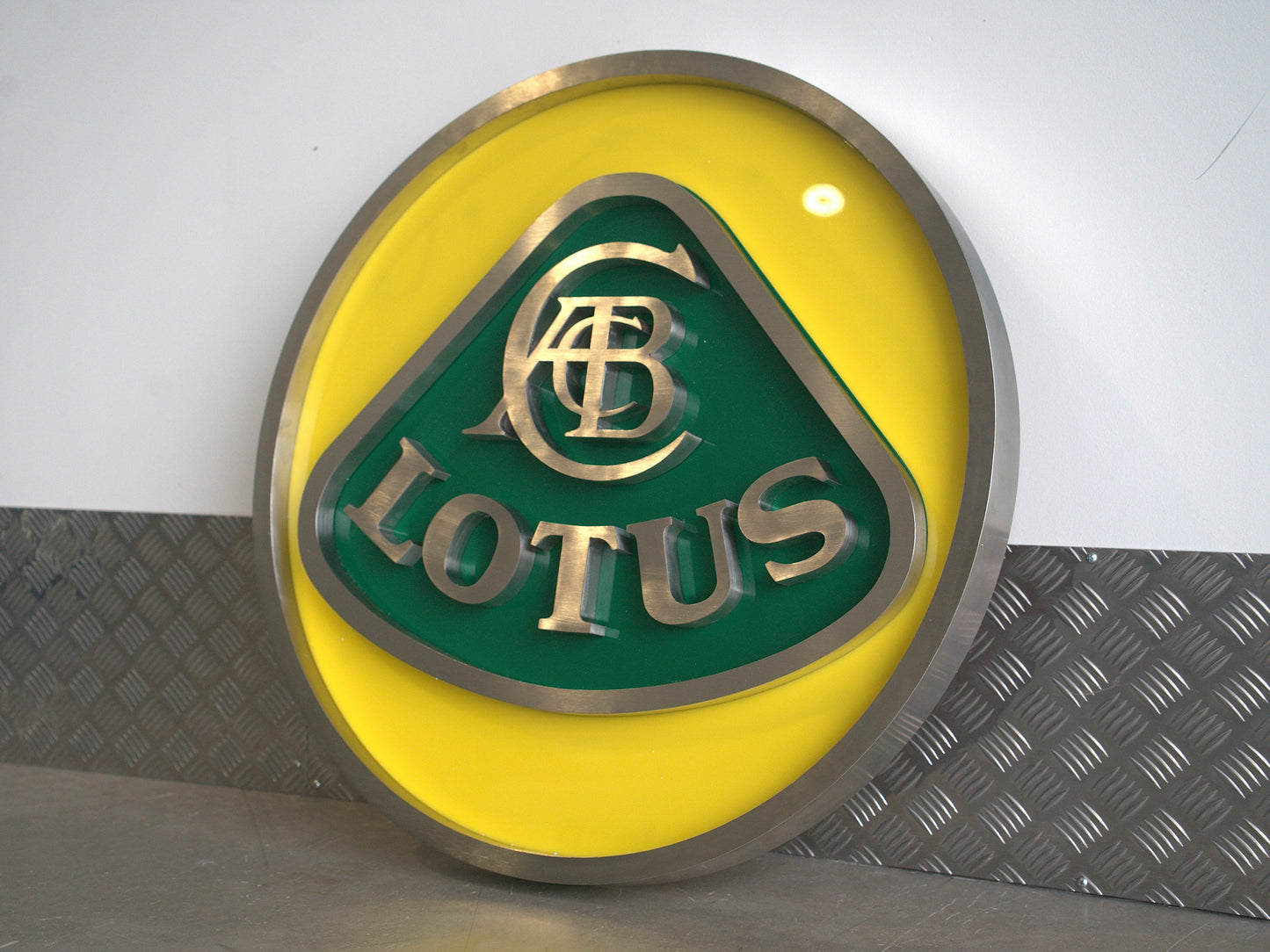 Lotus Dealership Crest Logo Sign #D52
