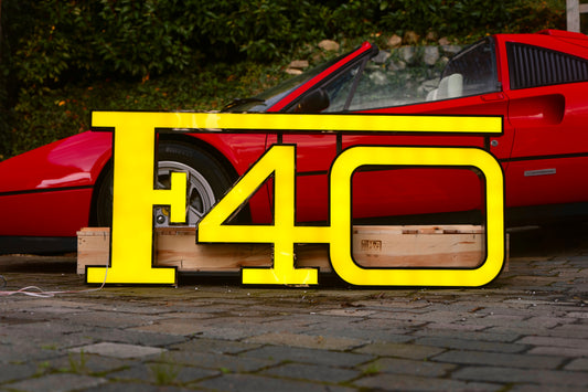 Ferrari F40 Illuminated Sign #D6