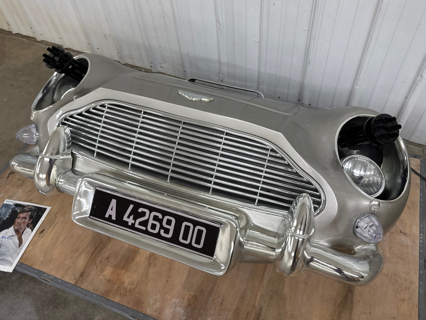 Aston Martin DB5 Full Scale Front Bumper Display Model #P1