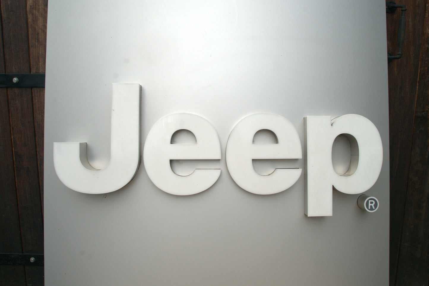 Jeep Dealership Illuminated Logo Sign #D48