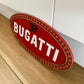 Bugatti Metal Logo Sign #A21