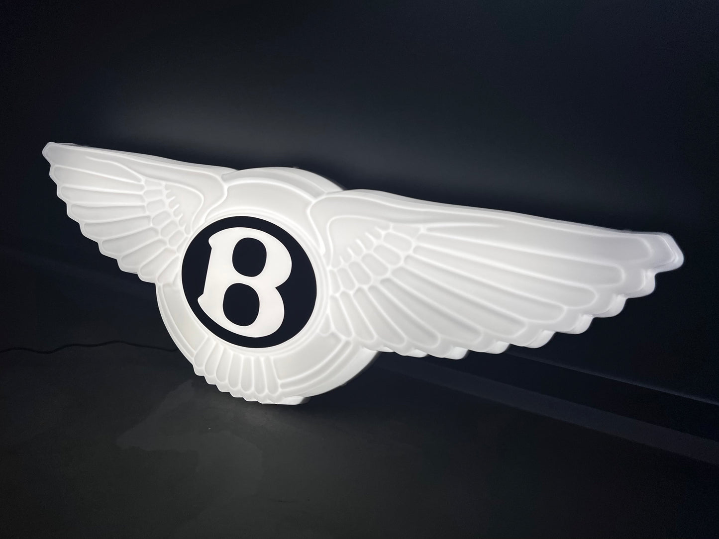 Bentley Wings Illuminated Logo Sign #B11